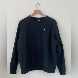 Classic Black Nike Crewneck Sweatshirt